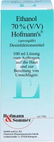 Hofmann & Sommer Ethanol 70% (v/v) Hofmanns Handdesinfektionsmittel,    100ml