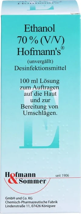 Hofmann & Sommer Ethanol 70% (v/v) Hofmanns Handdesinfektionsmittel, 100ml
