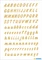 Herma Buchstabenetiketten A-Z, 4x8mm, gold, 2 Blatt (234 Etiketten) Vorschaubild