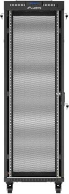 Lanberg 19" Rackschrank 37HE, LCD, freistehend, Flat Pack, V2, Gitternetztür, IP20, RAL 9004, 800mm tief