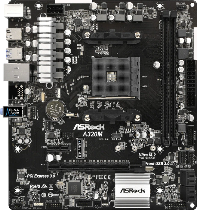 ASRock A320M (AMD AM4)