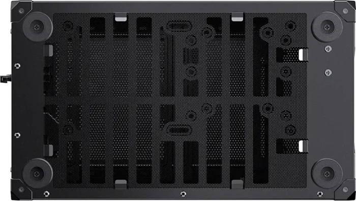 Jonsbo C6 MAX Black, schwarz, Glasfenster