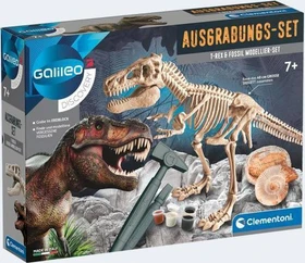 Clementoni Galileo Ausgrabungs-Set T-Rex & Fossil Modellier-Set
