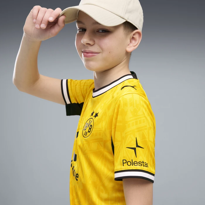 Puma BVB Borussia Dortmund 2026/2027 Heimtrikot kurzarm faster yellow/puma black (Junior)