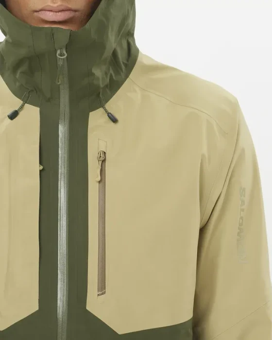 Salomon Outline 3L Gore-Tex Funktionsjacke grape leaf/gray green (Herren)