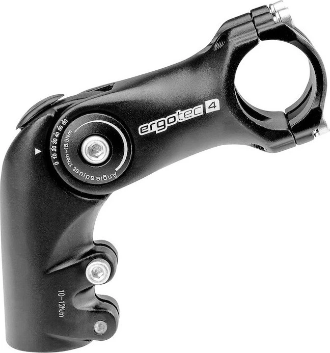 Ergotec Octopus 2 Ahead 50 25.4mm/28.6mm 0° - +60° Vorbau 90mm schwarz