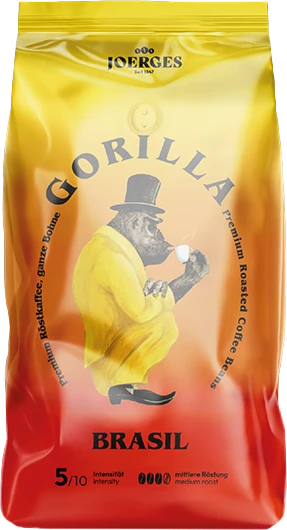 Espresso Gorilla Brasil Kaffeebohnen, 1.00kg