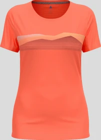 Odlo F-Dry Funktionsshirt kurzarm living coral (Damen)