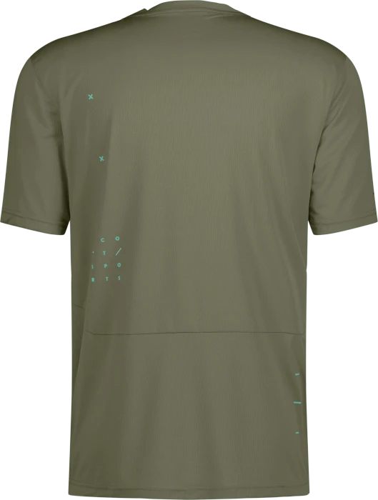Scott Trail Vertic Zip Trikot kurzarm hay green/black (Herren)