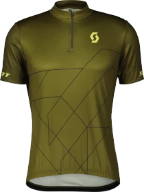 Scott RC Pro Team 20 Trikot kurzarm fir green/bitter yellow (Herren)