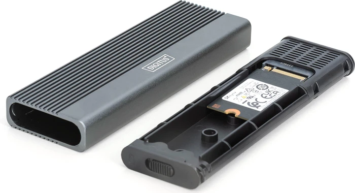 Digitus Festplattengehäuse für M.2 NVMe SSD, USB-C 3.1