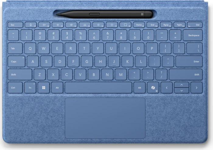 Microsoft Surface Pro Flex Keyboard mit Slim Pen mit Copilot-Taste, Saphir, DE
