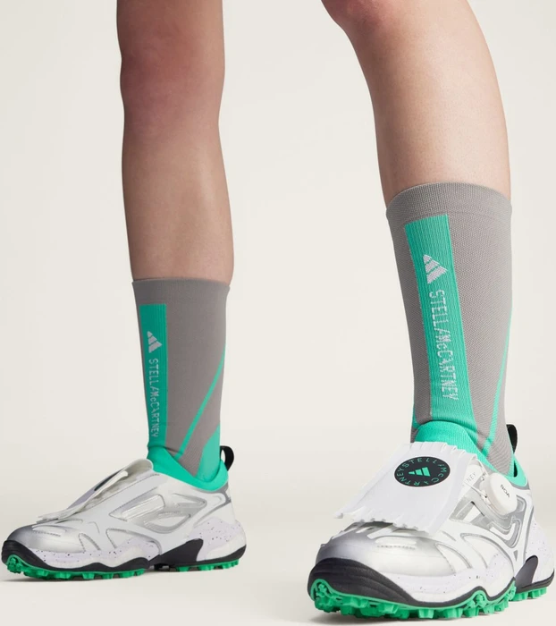 adidas by Stella McCartney Crew Socken dove grey/bright green/white (Damen)