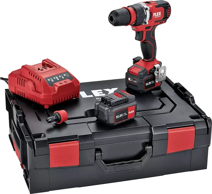 Flex DD 2G 10.8-EC/4.0 Set Akku-Bohrschrauber inkl. L-Boxx + 2 Akkus 4.0Ah