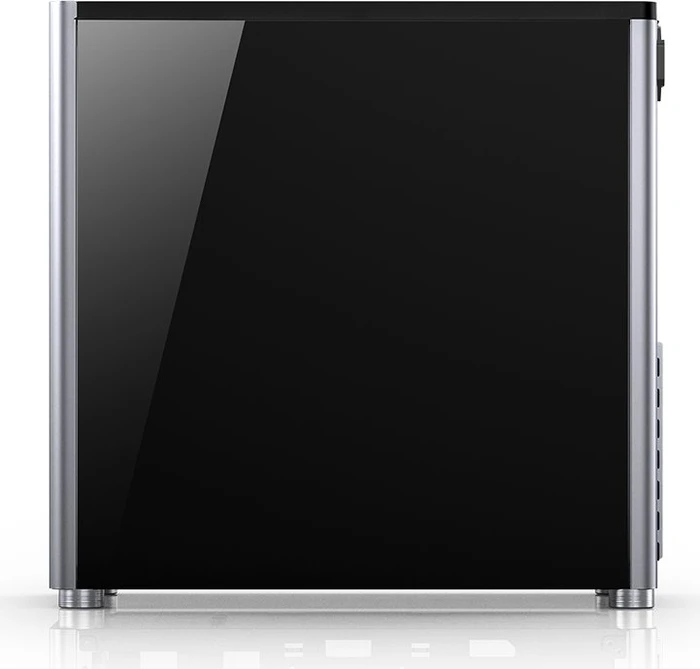 Jonsbo D40, silber, Glasfenster