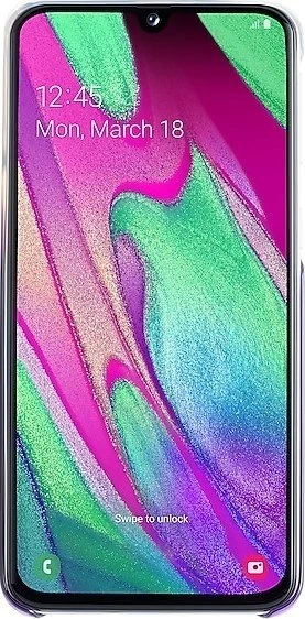Samsung Gradation Cover für Galaxy A40 violett