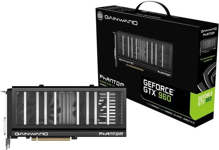 Gainward GeForce GTX 960 Phantom, 2GB GDDR5, 2x DVI, HDMI, DP