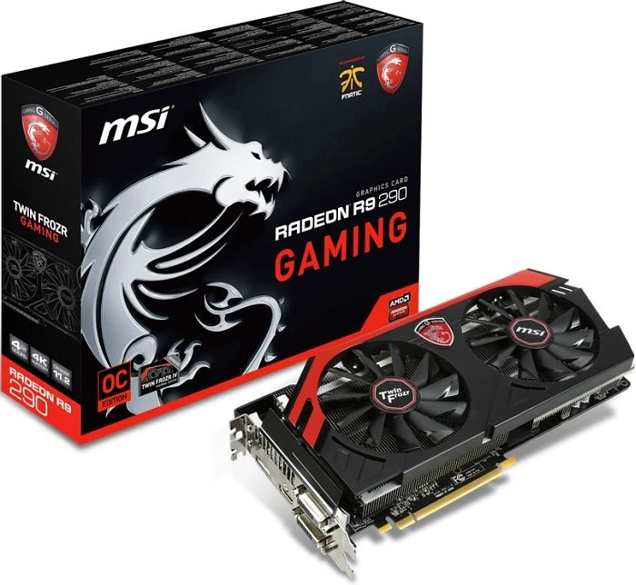 MSI Radeon R9 290, R9 290 Gaming 4G, 4GB GDDR5, 2x DVI, HDMI, DP
