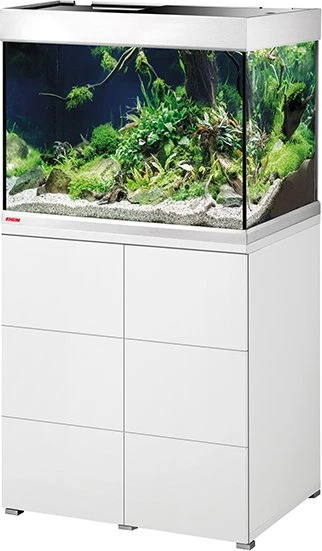EHEIM proxima 175 classicLED 2018 Aquarium-Set mit Unterschrank, weiß, 175l
