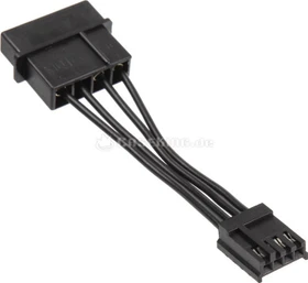Kolink 4-Pin Floppy Buchse auf 4-Pin IDE Molex Stecker, Adapterkabel, 5cm