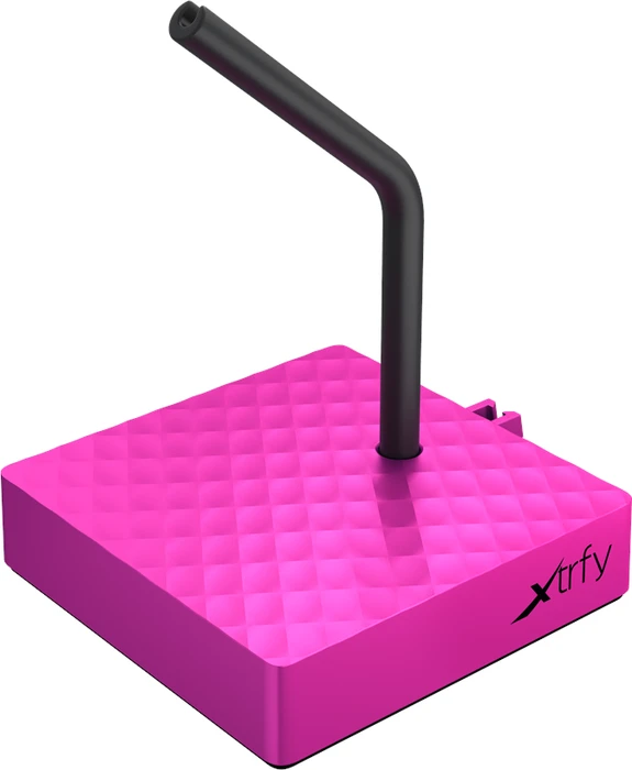Xtrfy B4 Mouse Bungee, Mauskabelhalterung, rosa/schwarz