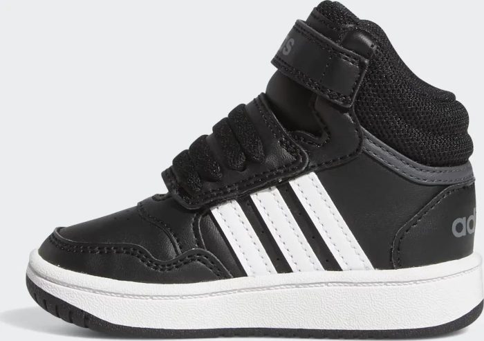 adidas Hoops Mid Baby core black/cloud white/grey six (Junior)
