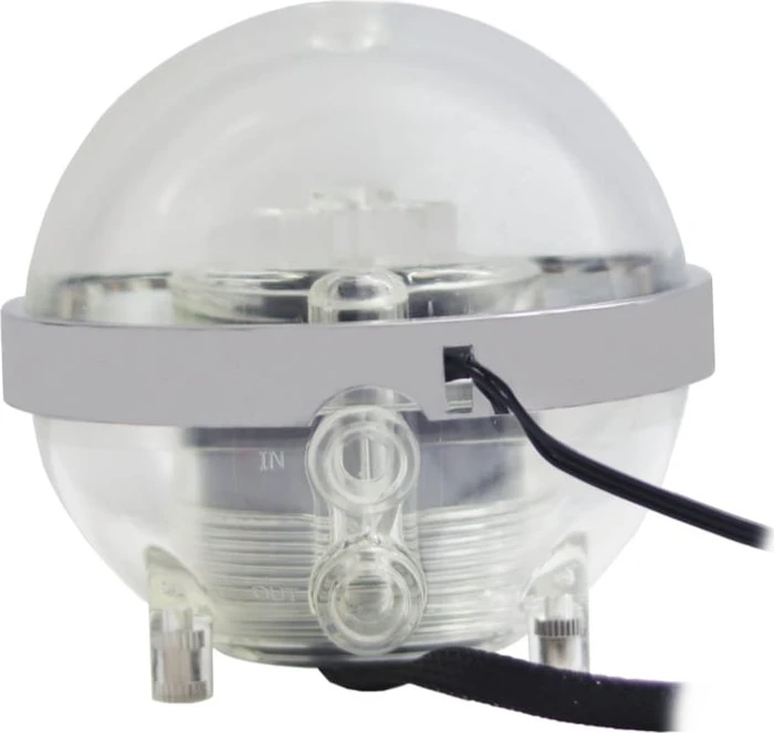 Alphacool Eisball Adressable RGB inkl. Eispumpe VPP655 PWM, Ausgleichsbehälter