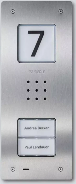 Siedle Audio-Türstation CAU 850-2-0 E, UP, 2 Ruftasten, Außenstation
