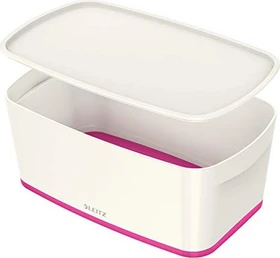 Leitz MyBox WOW Aufbewahrungsbox klein, pink, inkl. Deckel
