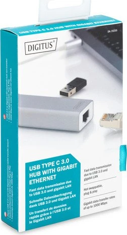 Digitus RJ-45, USB-C 3.0 [Stecker]