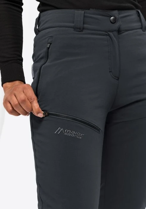 Maier Sports Lulaka Wool Hose lang schwarz (Damen)