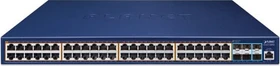 Planet GS-6311 Rackmount Gigabit Managed Switch, 48x RJ-45, 6x SFP+, 600W PoE+ (GS-6311-48P6X)