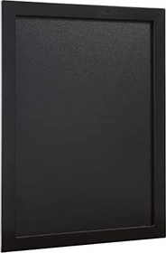Securit Woody, Kreidetafel schwarzer Rahmen, schwarz, 30x40cm