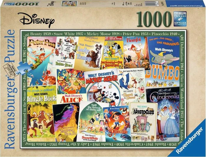 Ravensburger Puzzle Disney Vintage Movie Poster