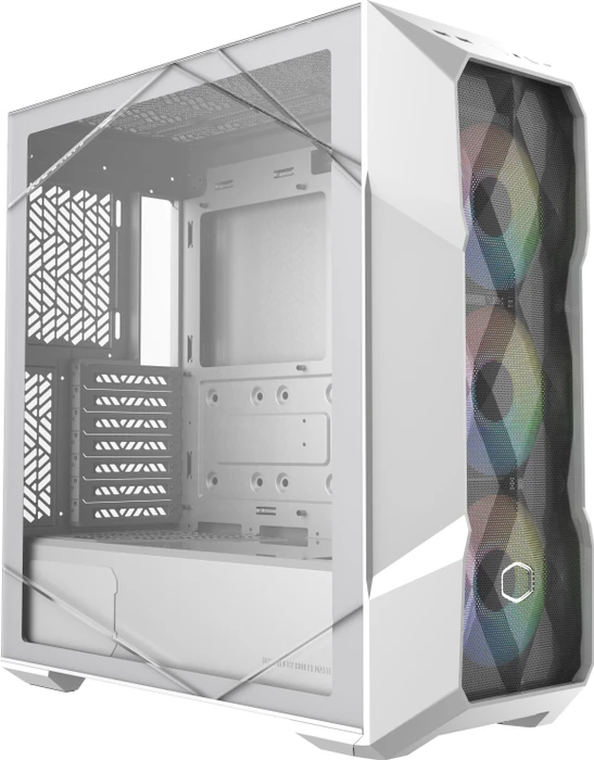 Cooler Master MasterBox TD500 Mesh V2, weiß, Glasfenster