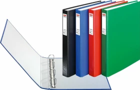 Herlitz maX.file protect Ringbuch 4-Ring, 25mm, A4, farbig sortiert, 3er-Set