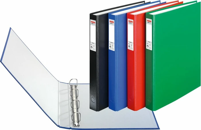 Herlitz maX.file protect Ringbuch 4-Ring, 25mm, A4, farbig sortiert, 3er-Set