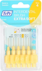 TePe x-soft Interdentalbürste gelb, 6 Stück