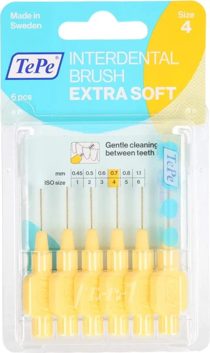 TePe x-soft Interdentalbürste gelb