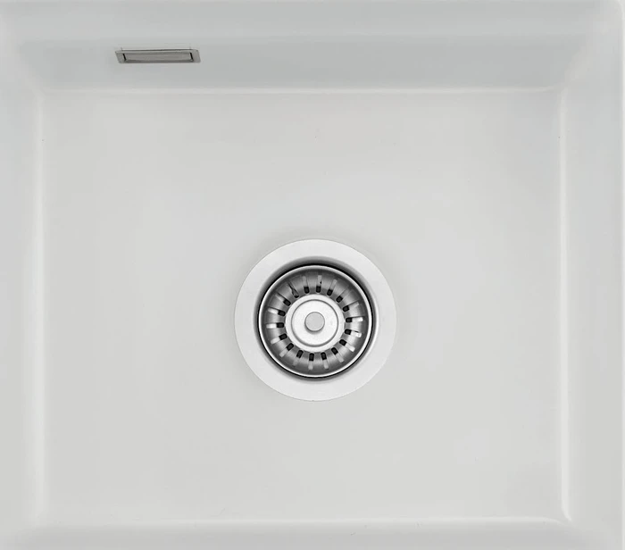 systemceram Kara 51 F/o Einbau Becken mittig satin