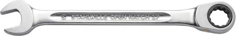Stahlwille OPEN-RATCH 17F Maul-Ringratschenschlüssel, 13x182mm