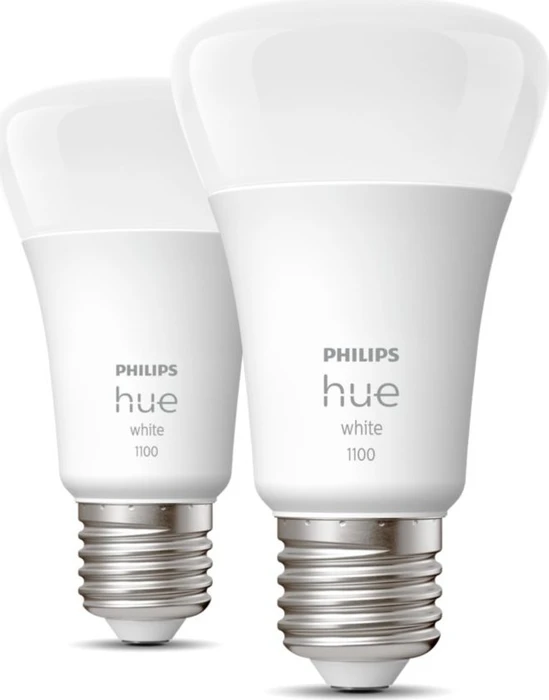 Philips Hue White 1100 LED-Bulb E27 9.5W/827, 2 Stück