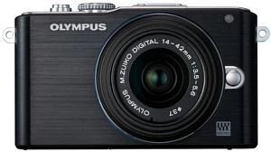 Olympus PEN E-PL3 schwarz mit Objektiv M.Zuiko digital 14-42mm 3.5-5.6 II