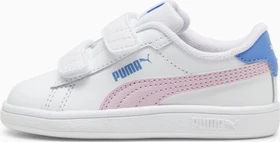 Puma Smash 3.0 Leather V puma white/grape mist/blue skies (Junior)