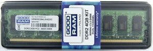 goodram UDIMM 4GB Kit, DDR2-800, CL5