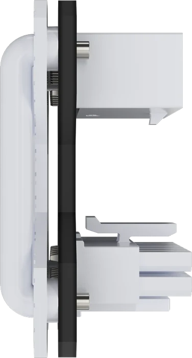 Corsair 12V-2x6 Winkeladapter 180°, PCIe 5.1 GPU Power Bridge, Stil B, Sense Pins außen, weiß