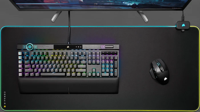 Corsair MM700 RGB Extended Mouse Pad, 930x400mm, schwarz