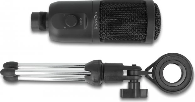 DeLOCK USB Kondensator Mikrofon mit Ständer