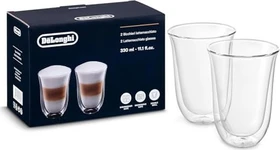 DeLonghi Doppelwandige Latte-Macchiatoglas, 2 Stück