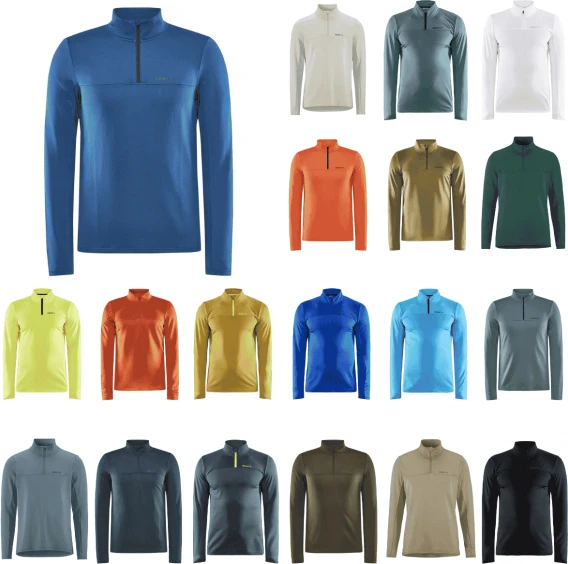 Craft Gain Midlayer Shirt langarm whale (Herren)